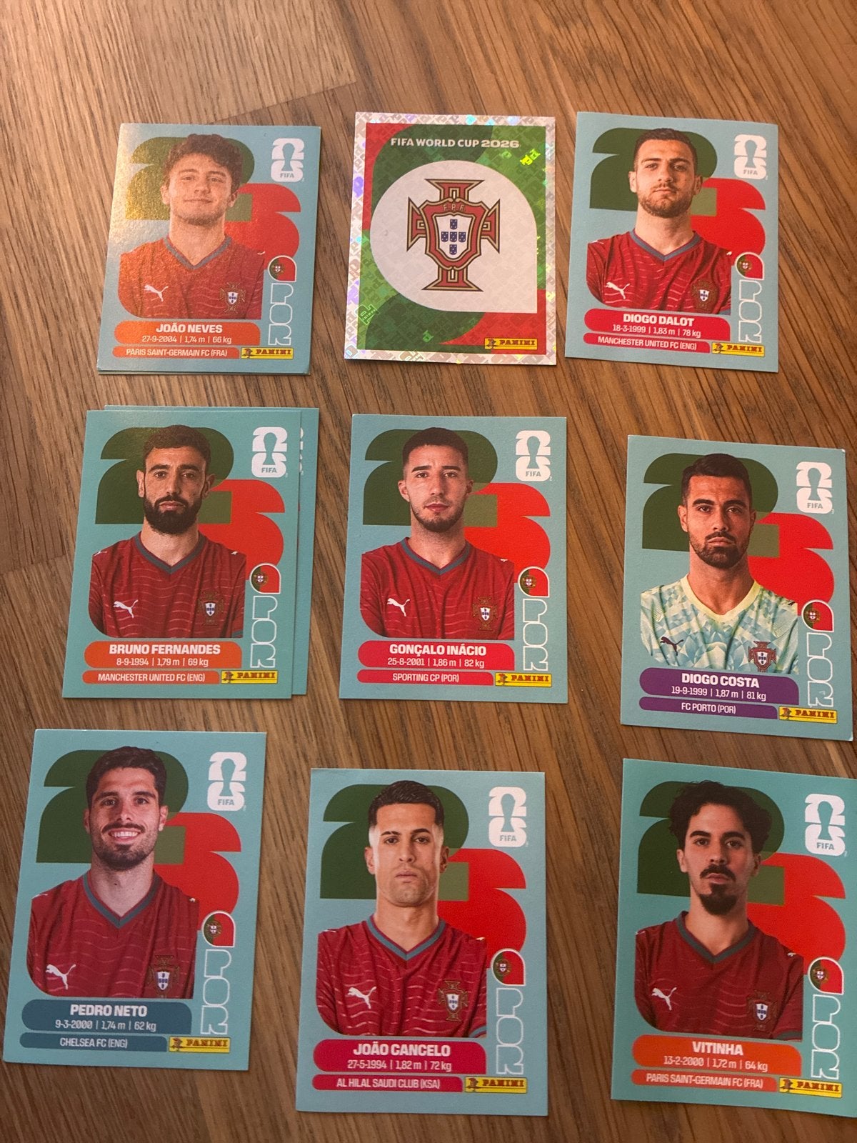 Panini FIFA World Cup 2026 Portugal Voetbalplaatjes, Ophalen of Verzenden, Zo goed als nieuw, Buitenlandse clubs, Poster, Plaatje of Sticker