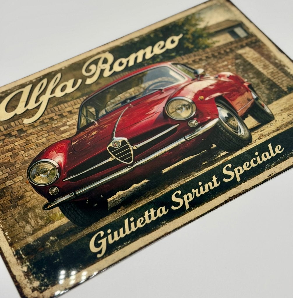 Alfa Romeo Giulietta Sprint Speciale bord - nieuw, Verzenden, Nieuw, Reclamebord