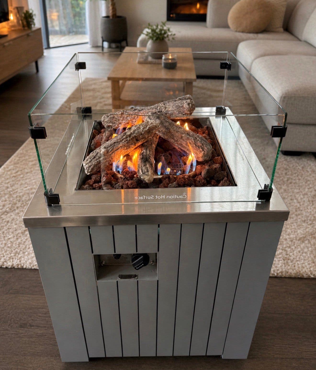 terrasverwasrmer aluminium 60x60 faro cosi gashaard incl.., Tuin en Terras, Ophalen, Zo goed als nieuw
