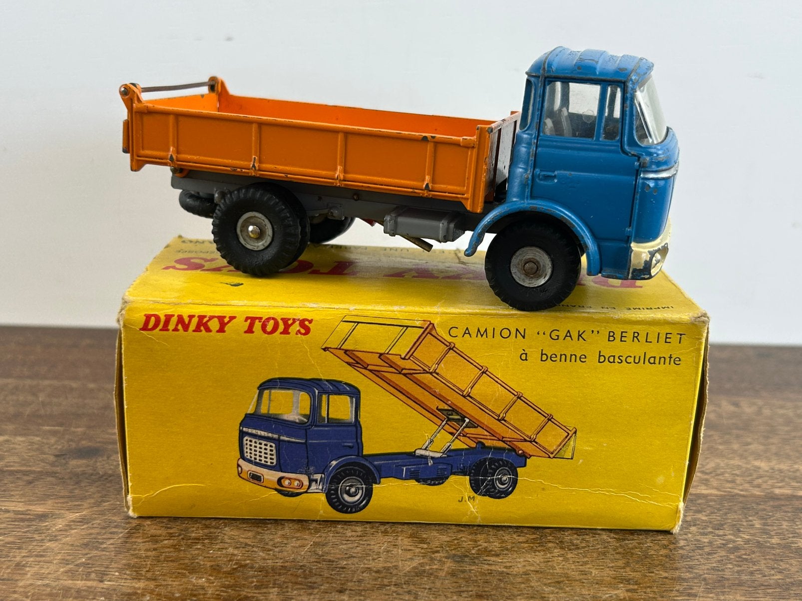 Dinky Toys 585 GAK Berliet Tipping Van, Hobby en Vrije tijd, Ophalen of Verzenden, Zo goed als nieuw, Bus of Vrachtwagen, Dinky Toys