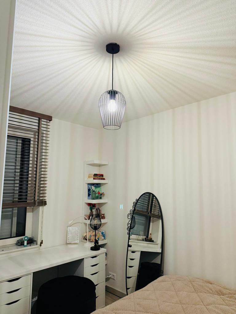 Zwarte hanglamp en tafellamp als set, Ophalen of Verzenden, Zo goed als nieuw