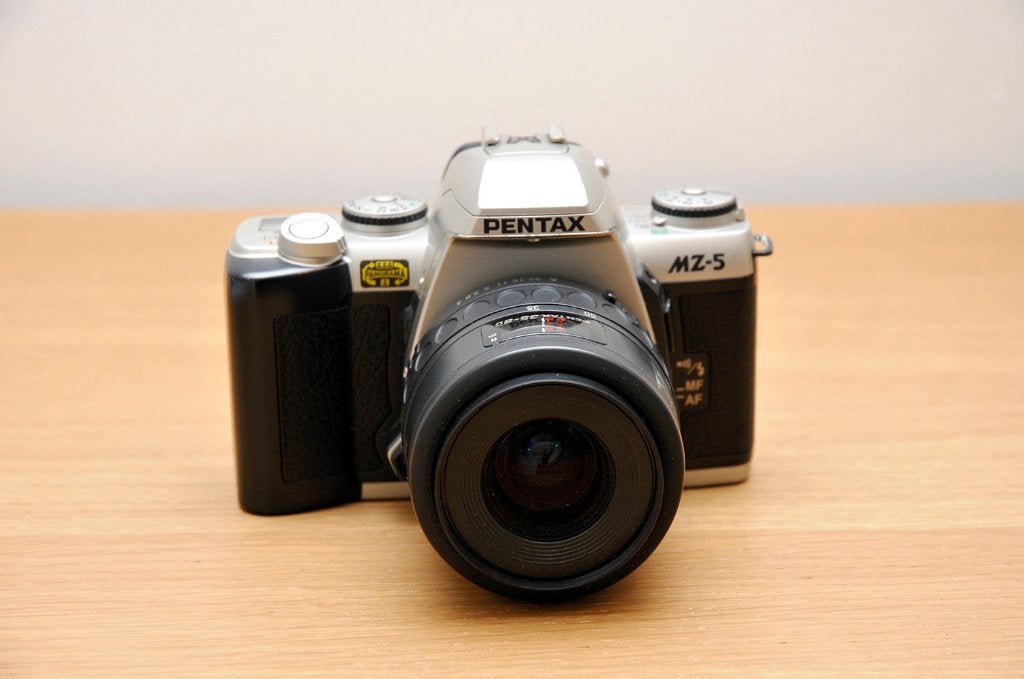 Pentax MZ-5 met 35-80mm lens, Ophalen, Gebruikt, Spiegelreflex, Pentax