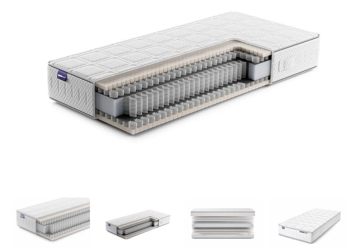 Comfortabel pocketvering matras  swiss sense, Ophalen, 90 cm, Eenpersoons, Zo goed als nieuw