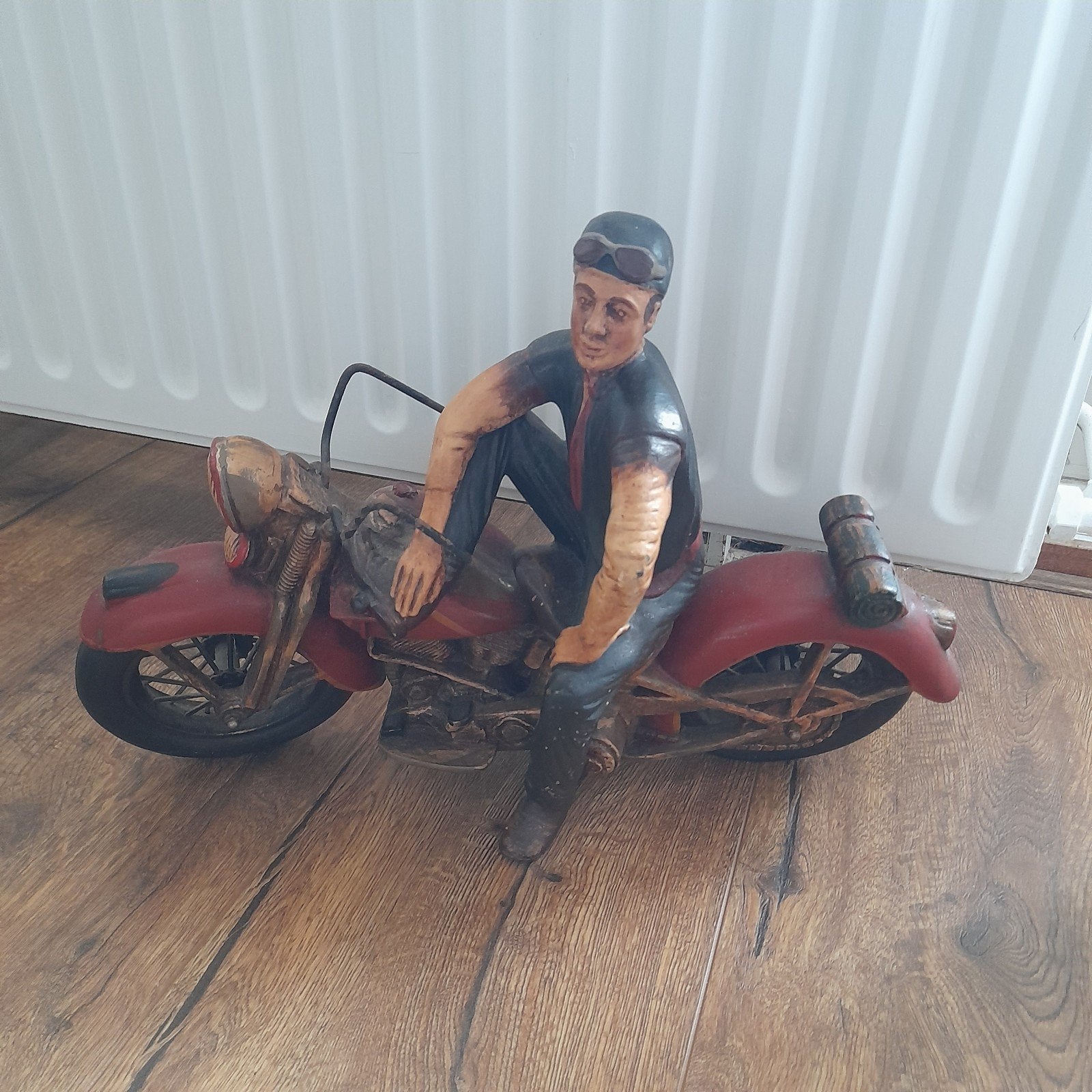 Motorrijder., Antiek en Kunst, Verzenden
