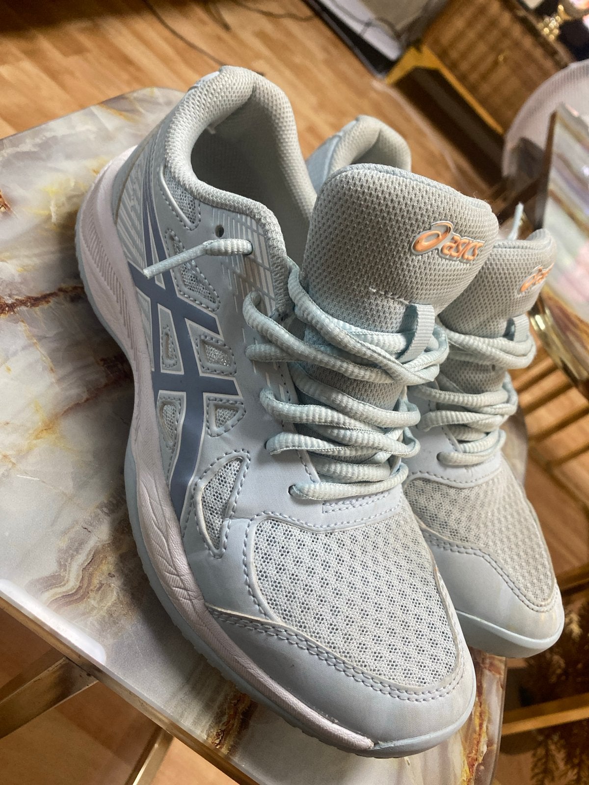 Asics Sportschoenen - Lichtblauw - Maat 38, Ophalen of Verzenden, Nieuw, Blauw, Sportschoenen