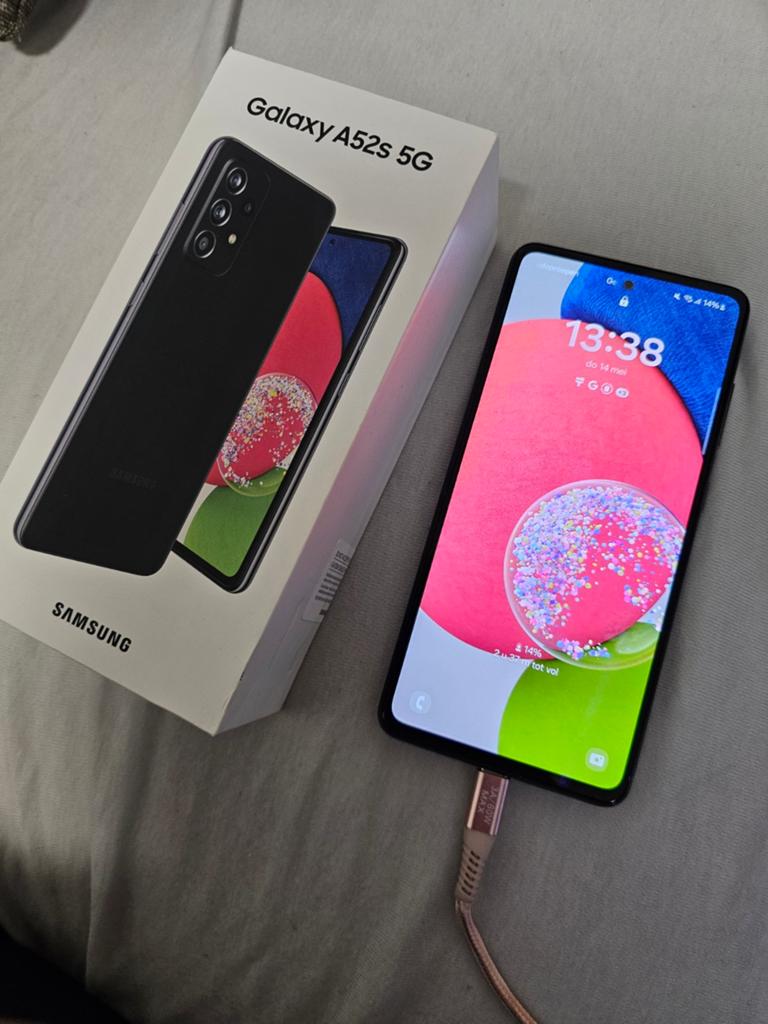 Samsung Galaxy A52s 5G 128GB, Telecommunicatie, Mobiele telefoons | Samsung, Gebruikt, Zwart, Touchscreen, Ophalen of Verzenden