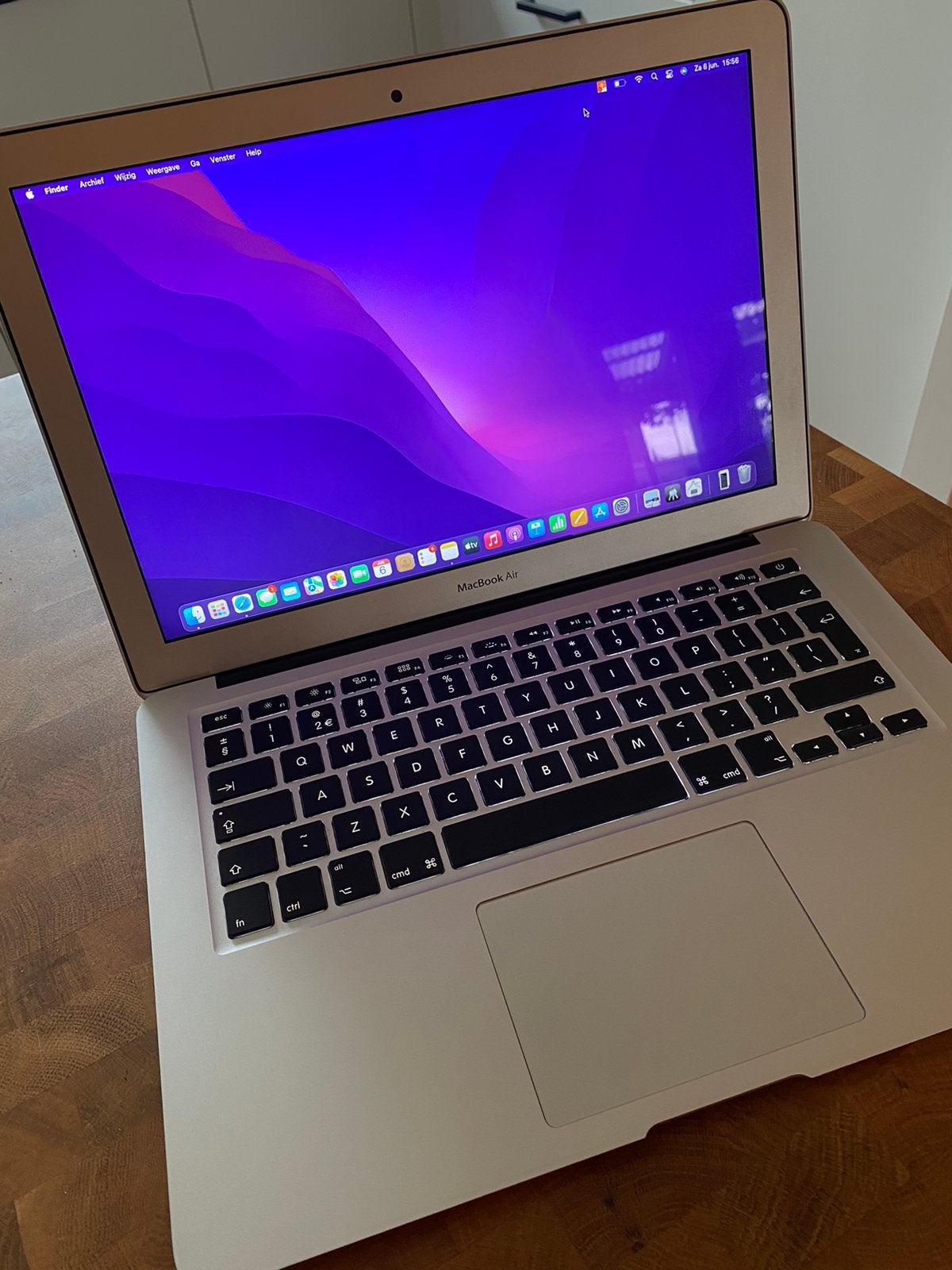 Macbook Air 13-inch (2015) - i7, 8GB RAM, Computers en Software, Apple Macbooks, Ophalen, Gebruikt, 2 tot 3 Ghz, Qwerty