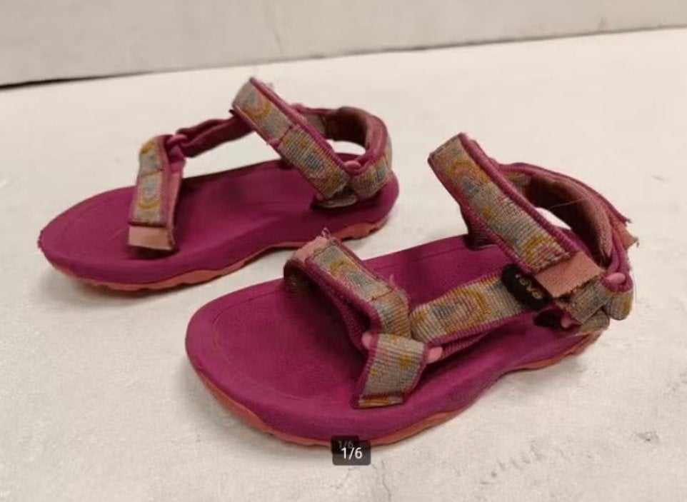 Teva sandalen maat 22 23 (14cm), Gebruikt, Jongen of Meisje, Overige typen, Ophalen of Verzenden