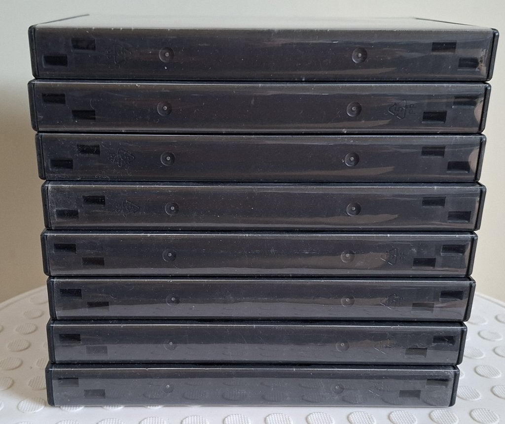 10 Doosjes voor DVD/CD’s., Computers en Software, Ophalen of Verzenden, Gebruikt, Overige typen