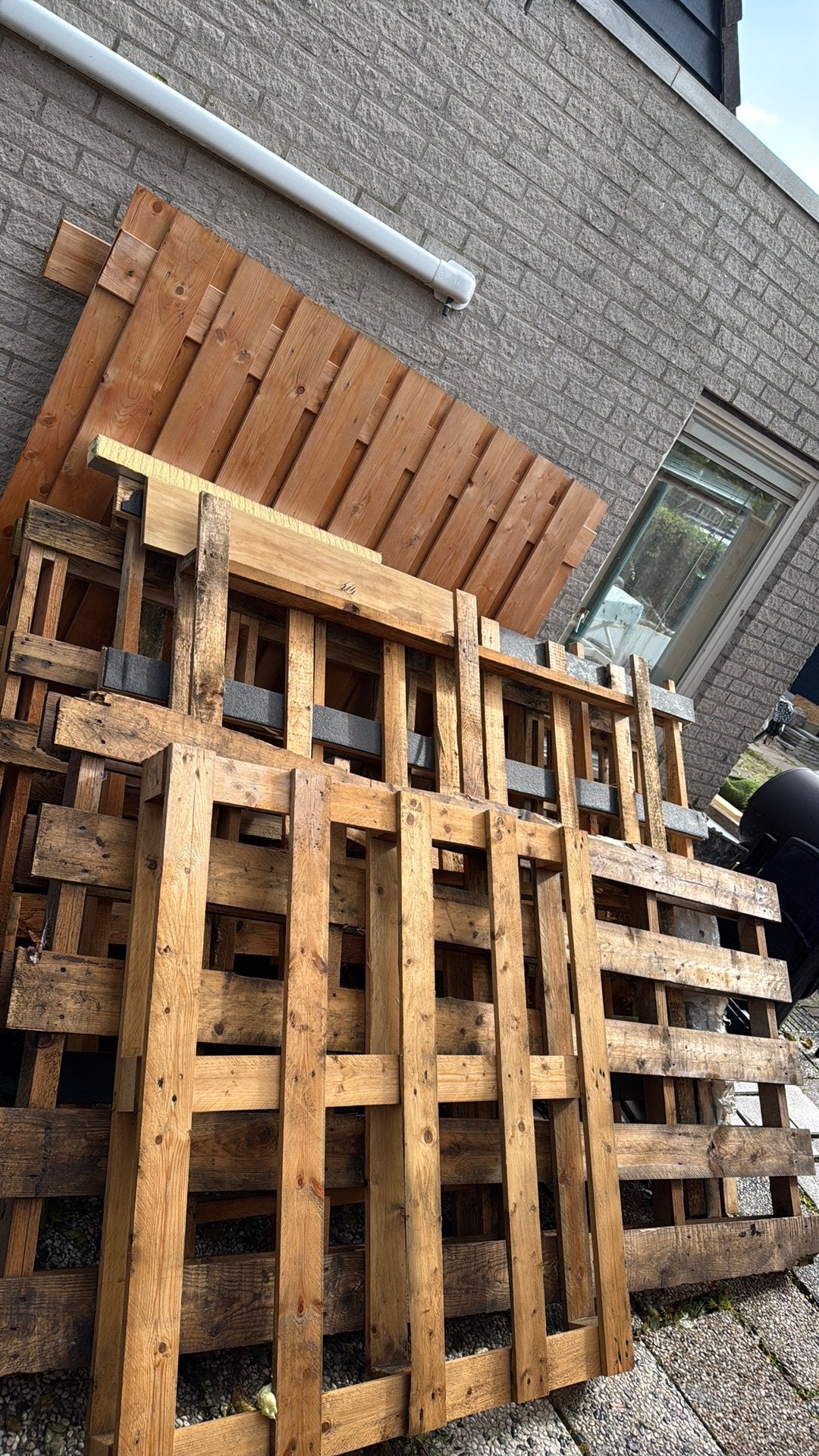 Gratis Houten Pallets, Ophalen, Gebruikt, Minder dan 25 mm, Pallet