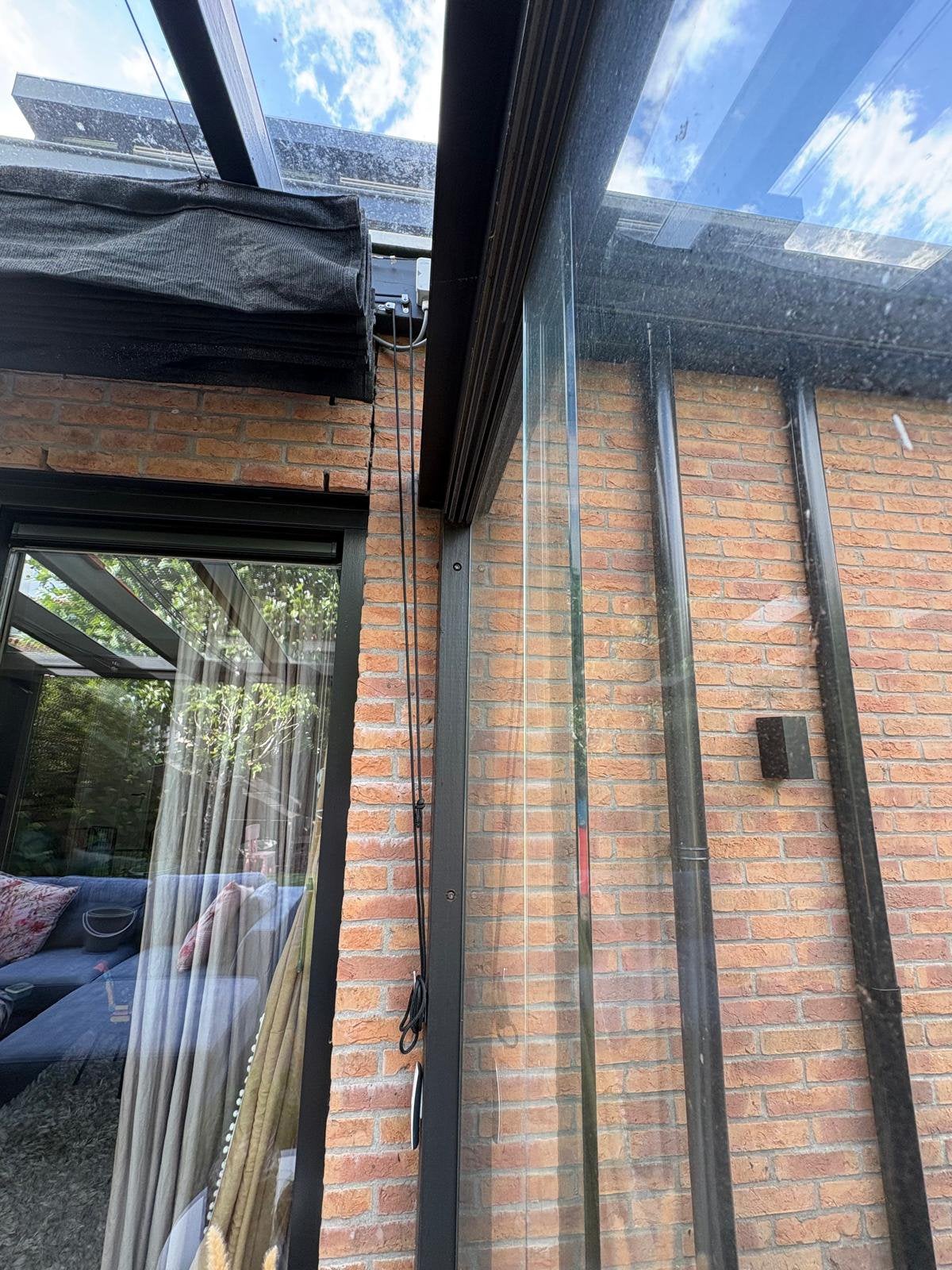 10x Schuifwandpanelen Veiligheidsglas, Ophalen, 80 tot 120 cm, 160 cm of meer, Zo goed als nieuw