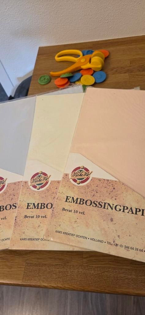Embrossing, Ophalen of Verzenden, Gebruikt