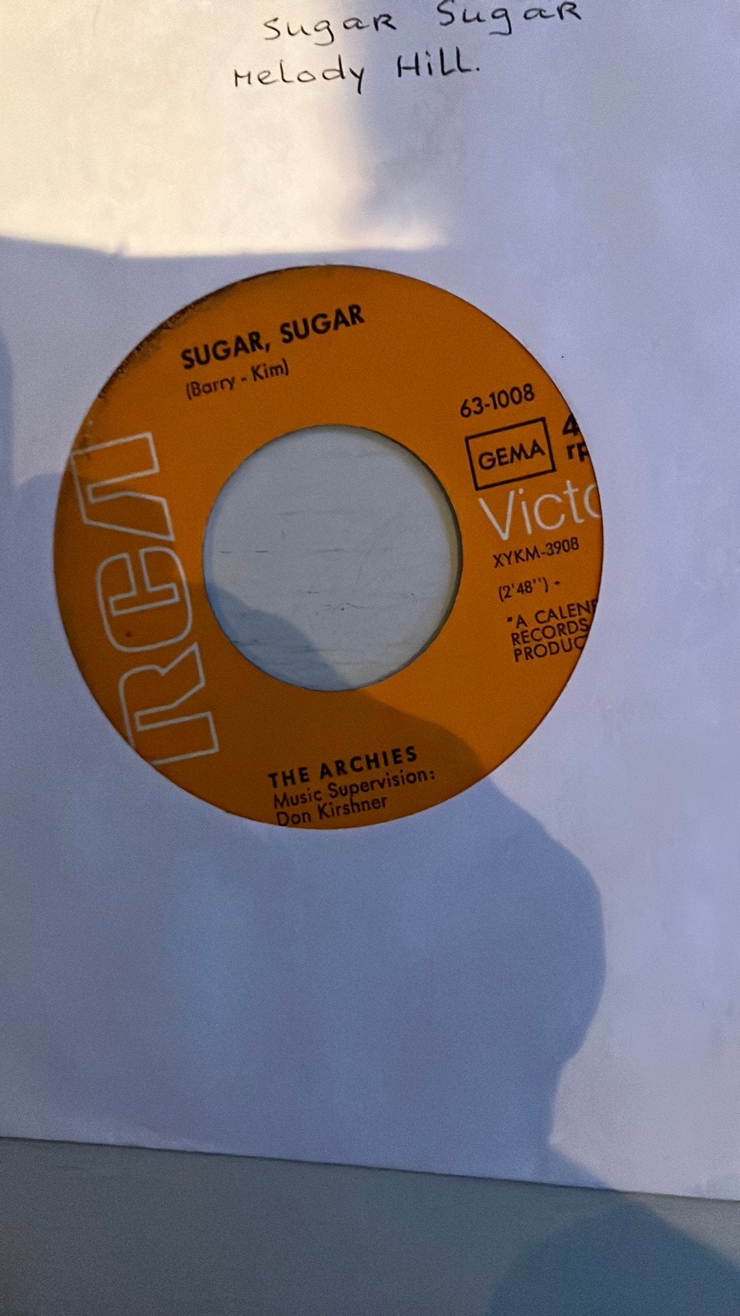 Sugar,Sugar, Gebruikt, 7 inch, Ophalen of Verzenden, Pop