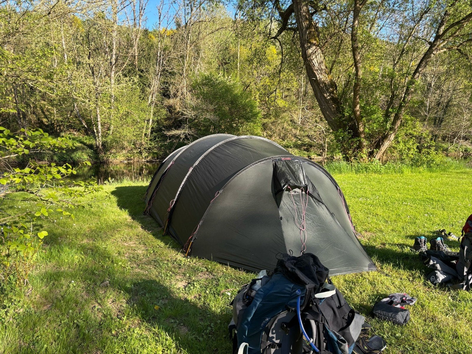 Hilleberg Kaitum 4GT incl. originele footprint, Ophalen of Verzenden, Gebruikt, Tot en met 4