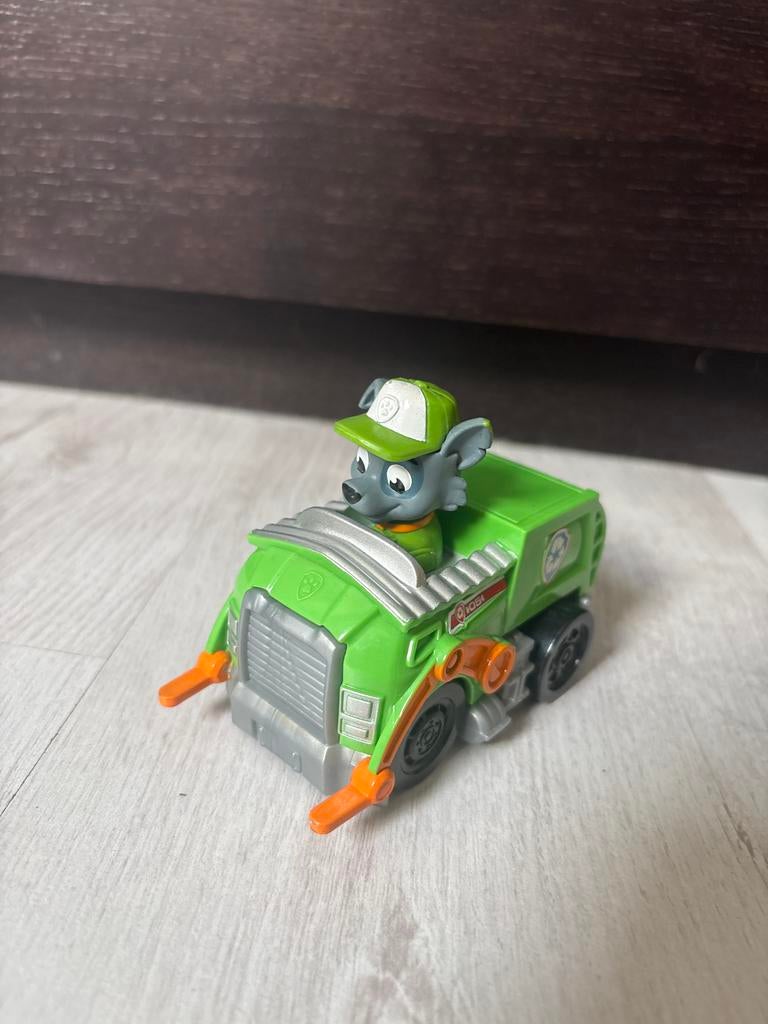 Paw Patrol Rocky speelgoedvoertuig, Ophalen, Gebruikt