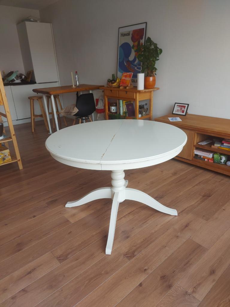 Ikea INGATORP eetafel GRATIS, Ophalen of Verzenden, Gebruikt, Rechthoekig, 50 tot 100 cm