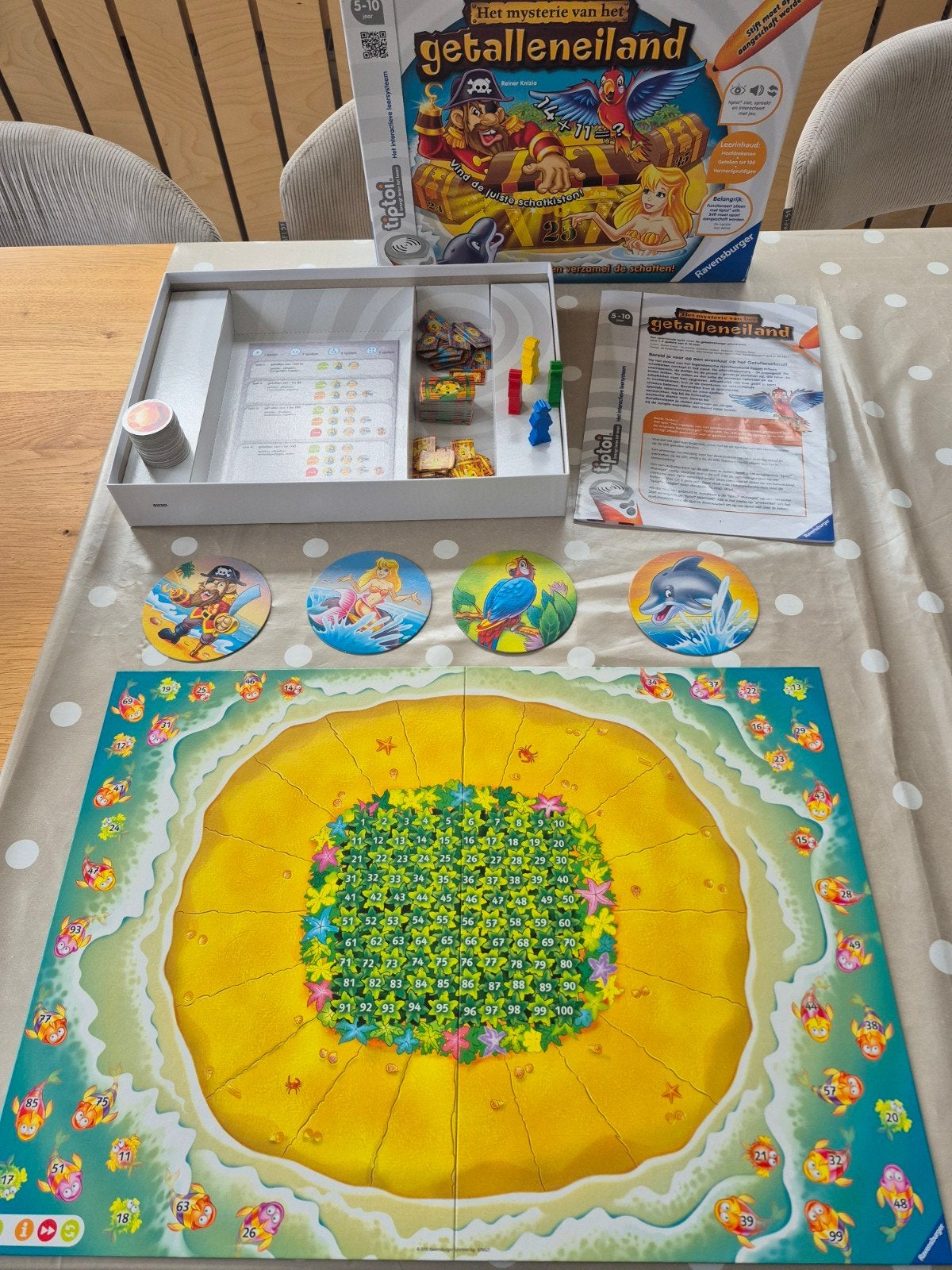 Het Mysterie van het Getalleneiland - Tiptoi, Ophalen of Verzenden, Zo goed als nieuw, Rekenen