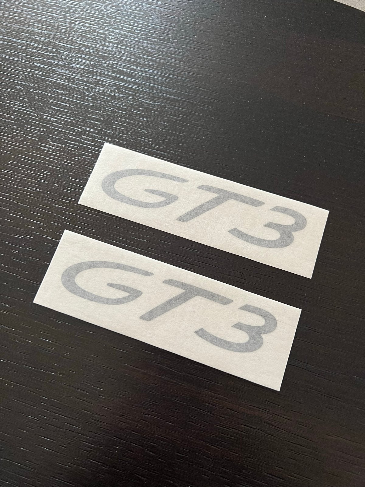 Porsche GT3 deur stickers set | mat zwart, Ophalen of Verzenden
