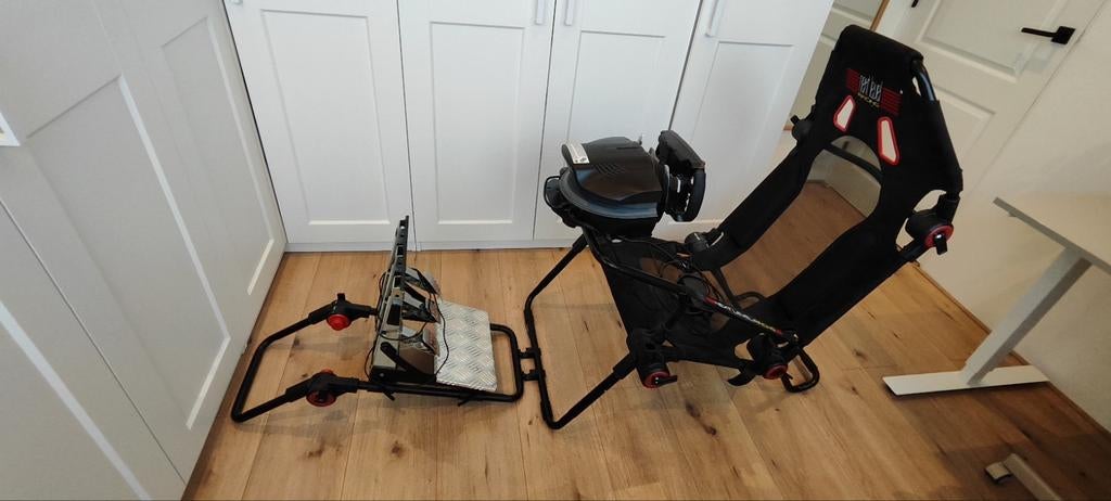 Thrustmaster T500RS Ferrari F1 stuur & Next Level Racing, Ophalen, 1 speler, Racen en Vliegen, Zo goed als nieuw