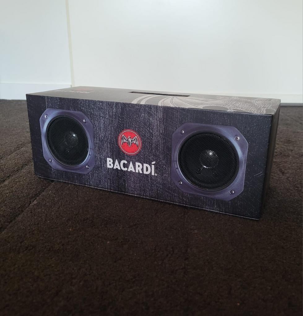 Bacardi speaker box, Audio, Tv en Foto, Luidsprekers, Ophalen of Verzenden, Overige merken