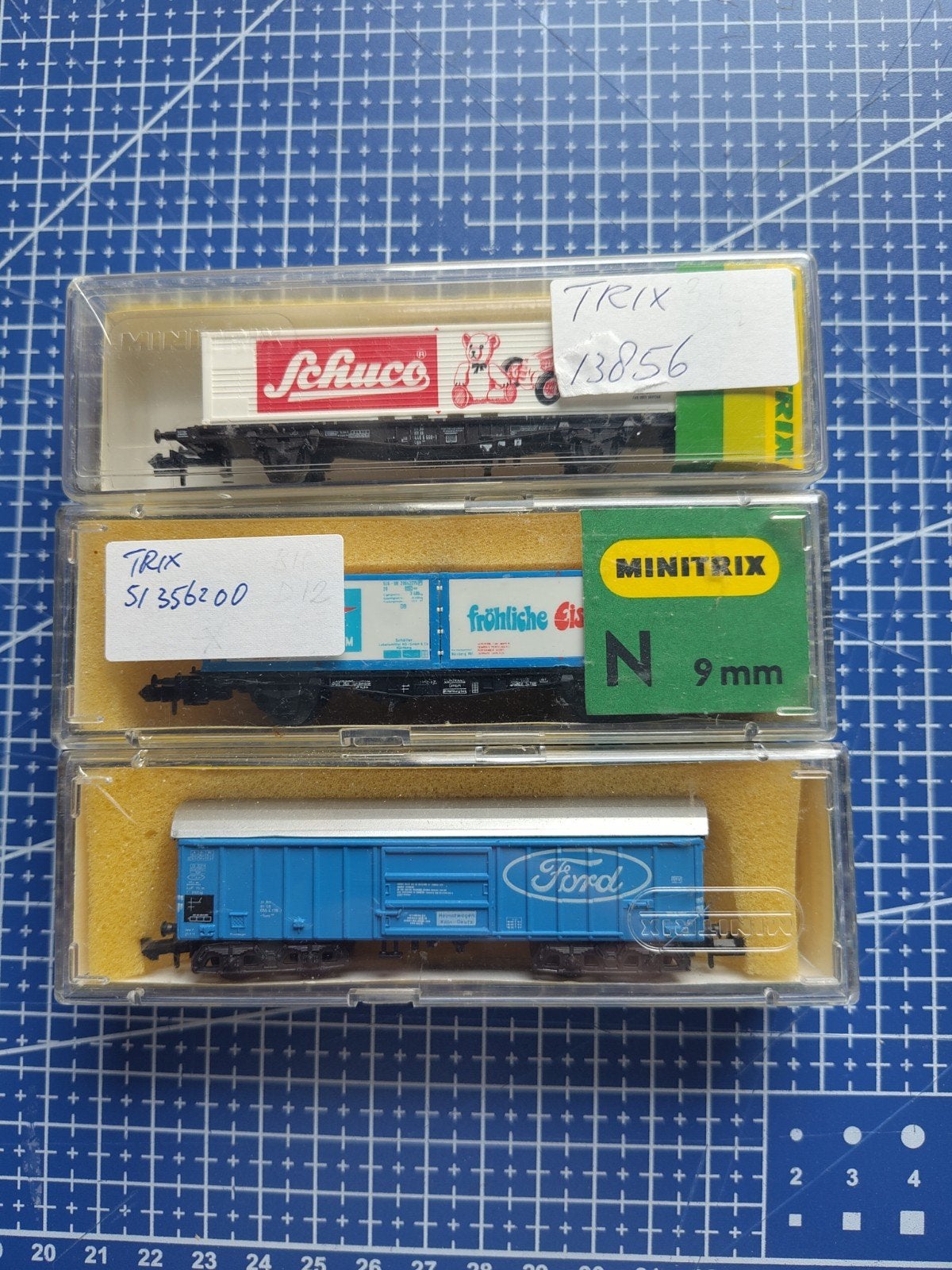 minitrix 3562,3519,13856, Gelijkstroom, Verzenden, Trix, Wagon