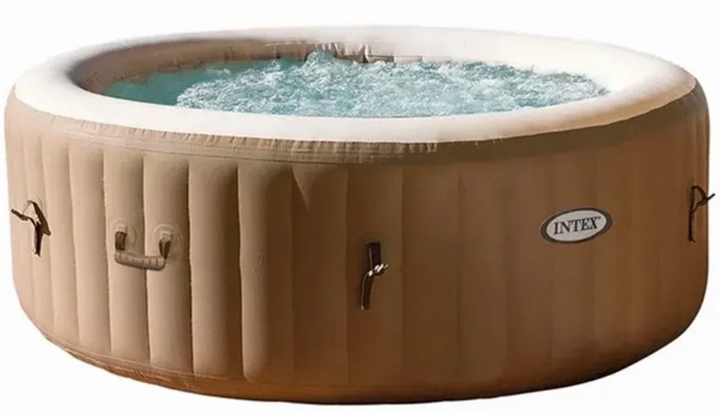 Intex Pure Spa Bubble Therapy opblaasbare spa, 4 persoons, Ophalen, Zo goed als nieuw, Filter, Opblaasbaar