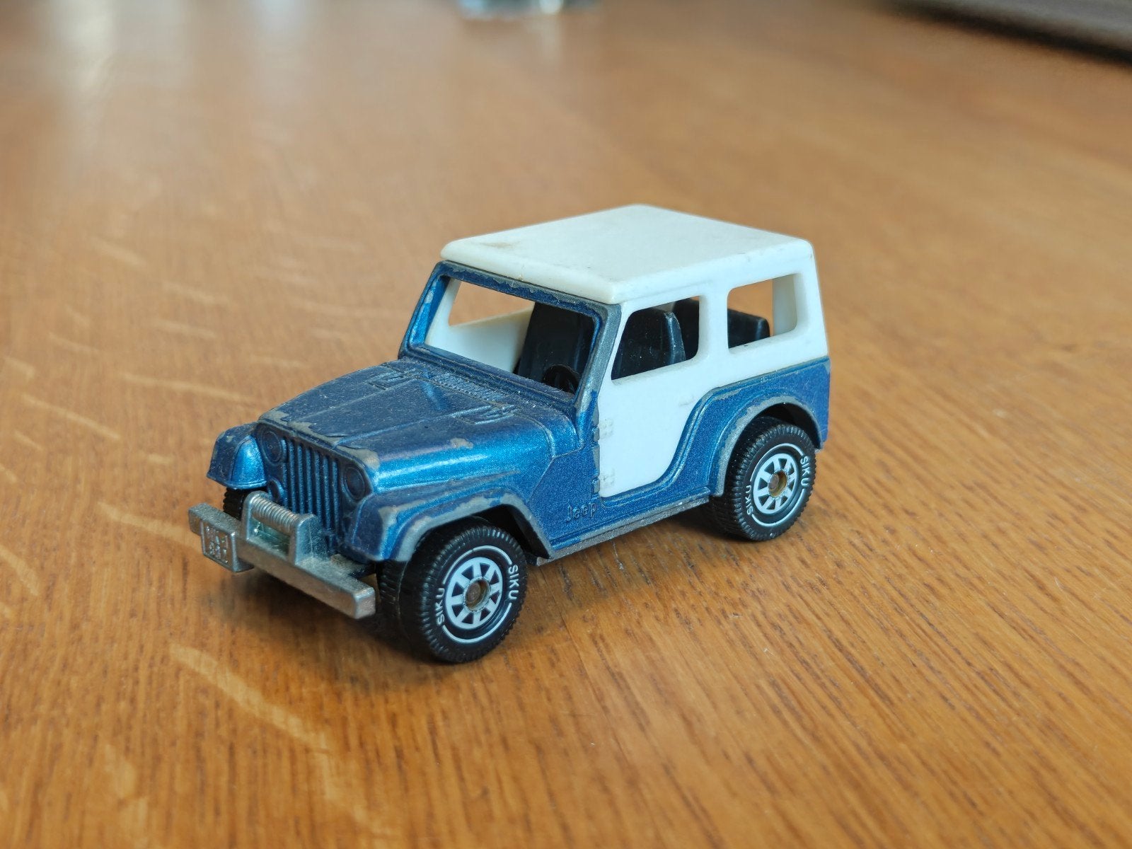 Siku JEEP CJ 5 BLAUW, Ophalen of Verzenden, Zo goed als nieuw, Auto
