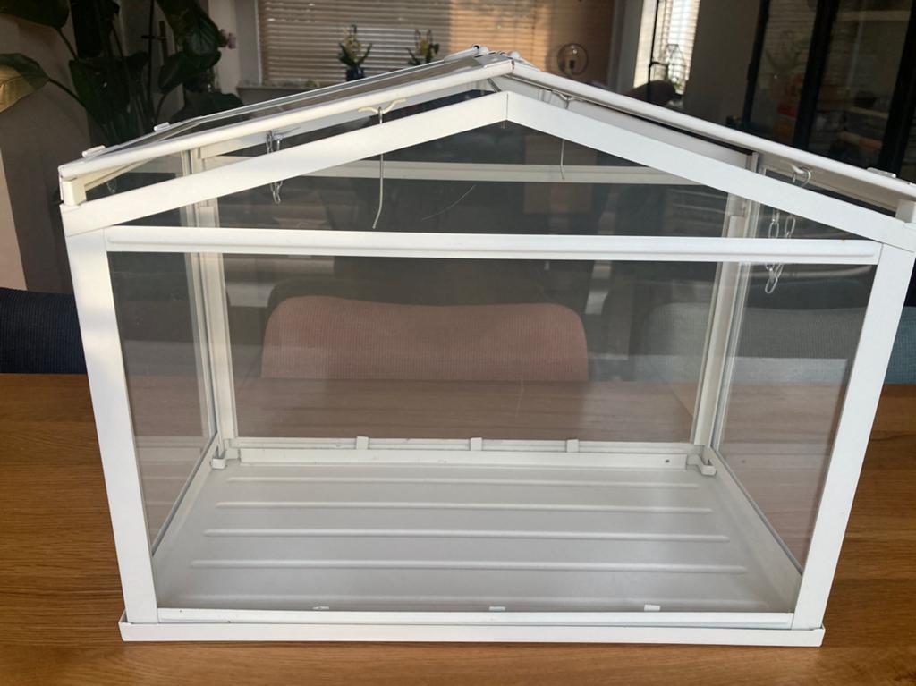Kweekkasje Ikea Socker perfect voor zaailingen (wit), Ophalen, Gebruikt
