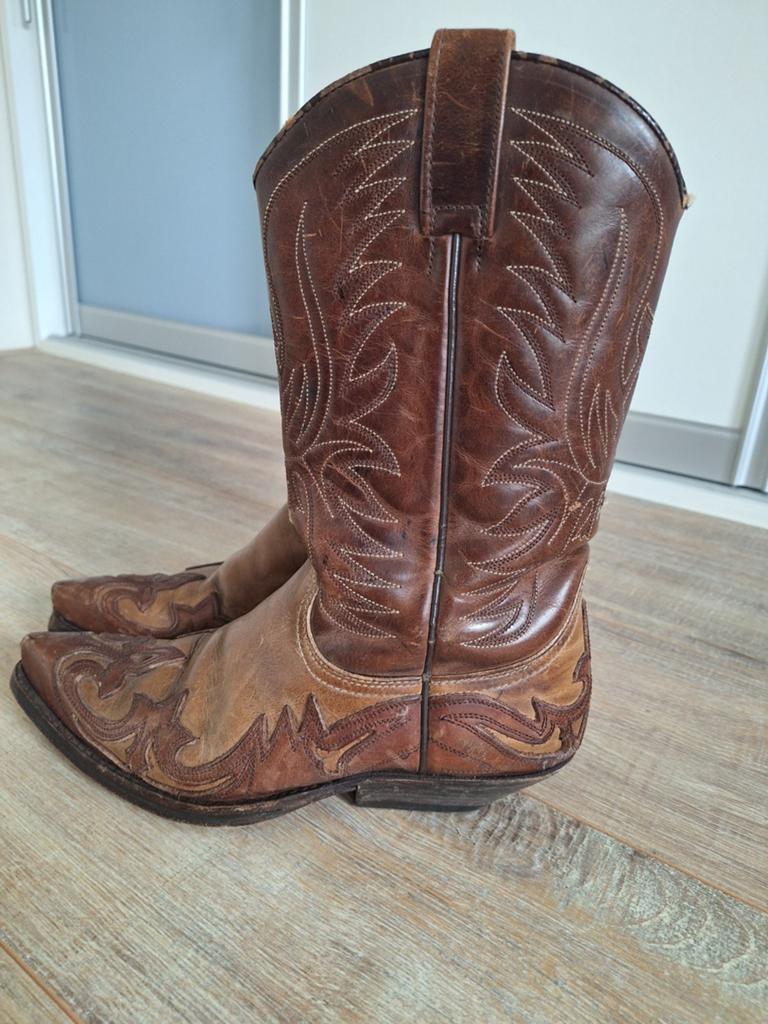 Stoere bruin/donkerbruine Sendra cowboylaarzen mt 37, Ophalen, Sendra, Bruin, Lage of Enkellaarzen