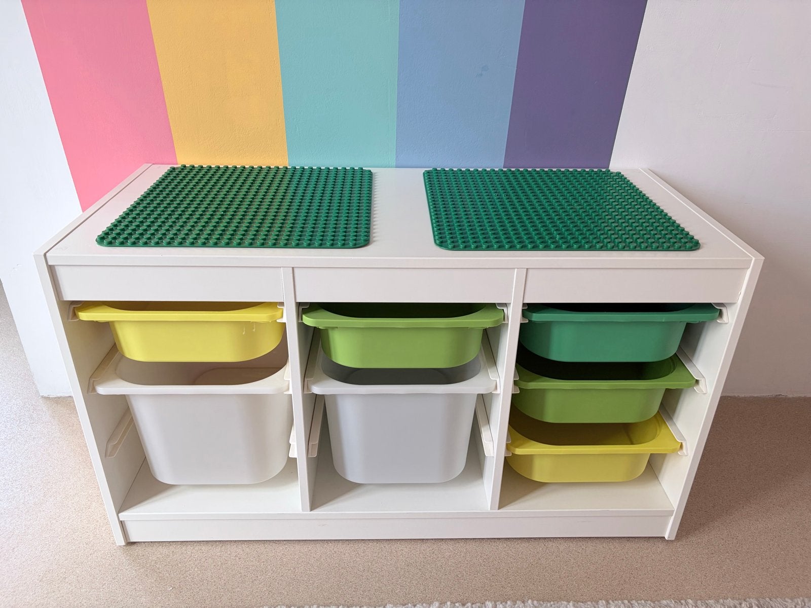 IKEA Trofast opbergcombinatie Duplo/Lego tafel met bakken, Ophalen, Gebruikt