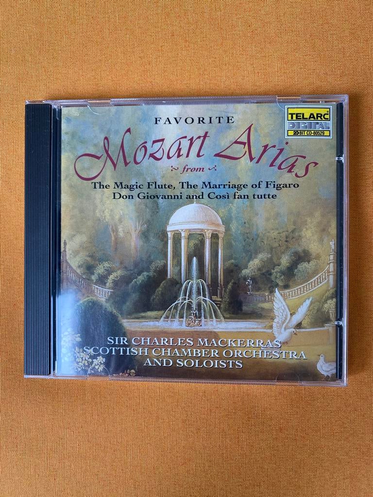 Mozart Arias CD - Sir Charles Mackerras, Ophalen of Verzenden, Classicisme, Zo goed als nieuw, Opera of Operette