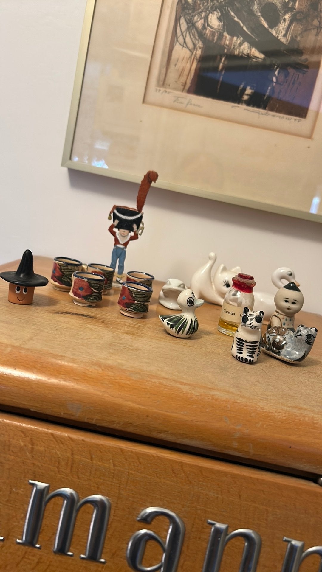 Letterbak miniaturen beeldjes poppetjes, Verzamelen, Poppetjes en Figuurtjes, Ophalen of Verzenden, Gebruikt
