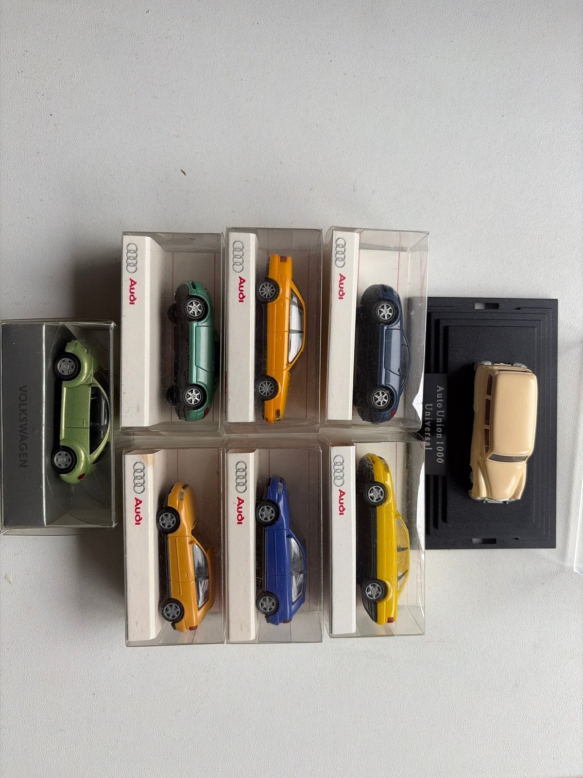 Verzameling Audi en WIKING modelauto's - 8 stuks, Ophalen of Verzenden, Zo goed als nieuw, Auto, Wiking