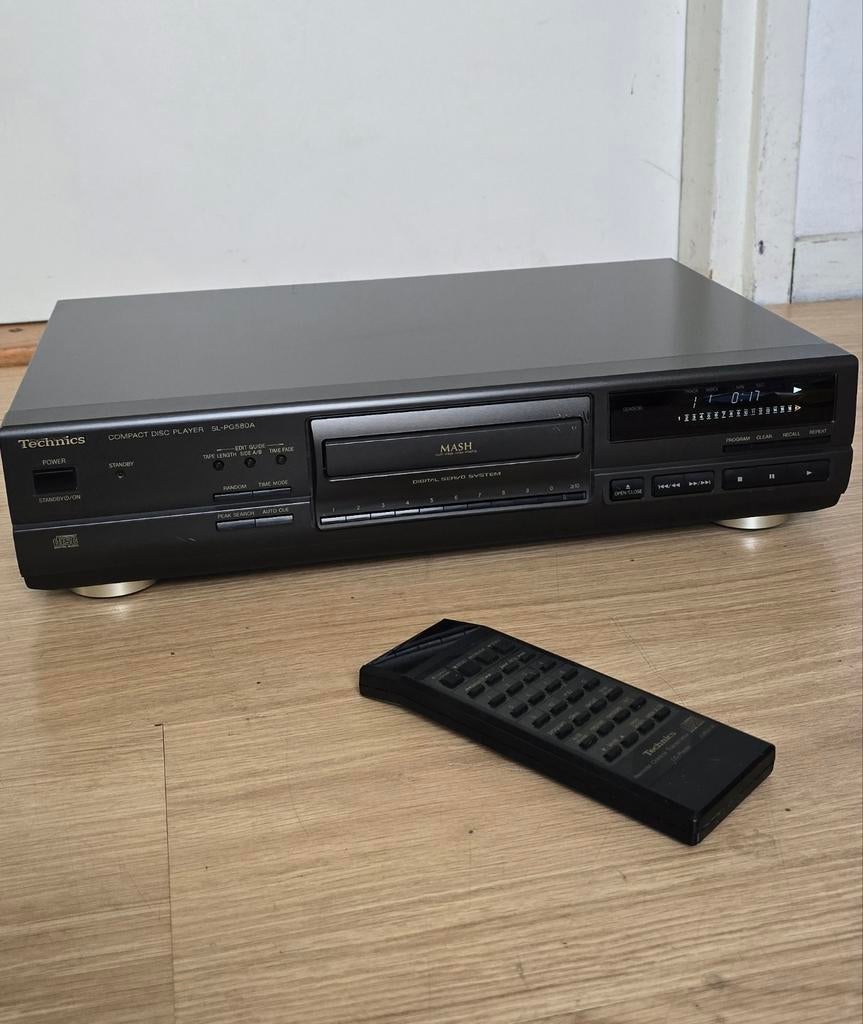 Technics SL-PG580A CD-speler met afstandsbediening, Ophalen of Verzenden
