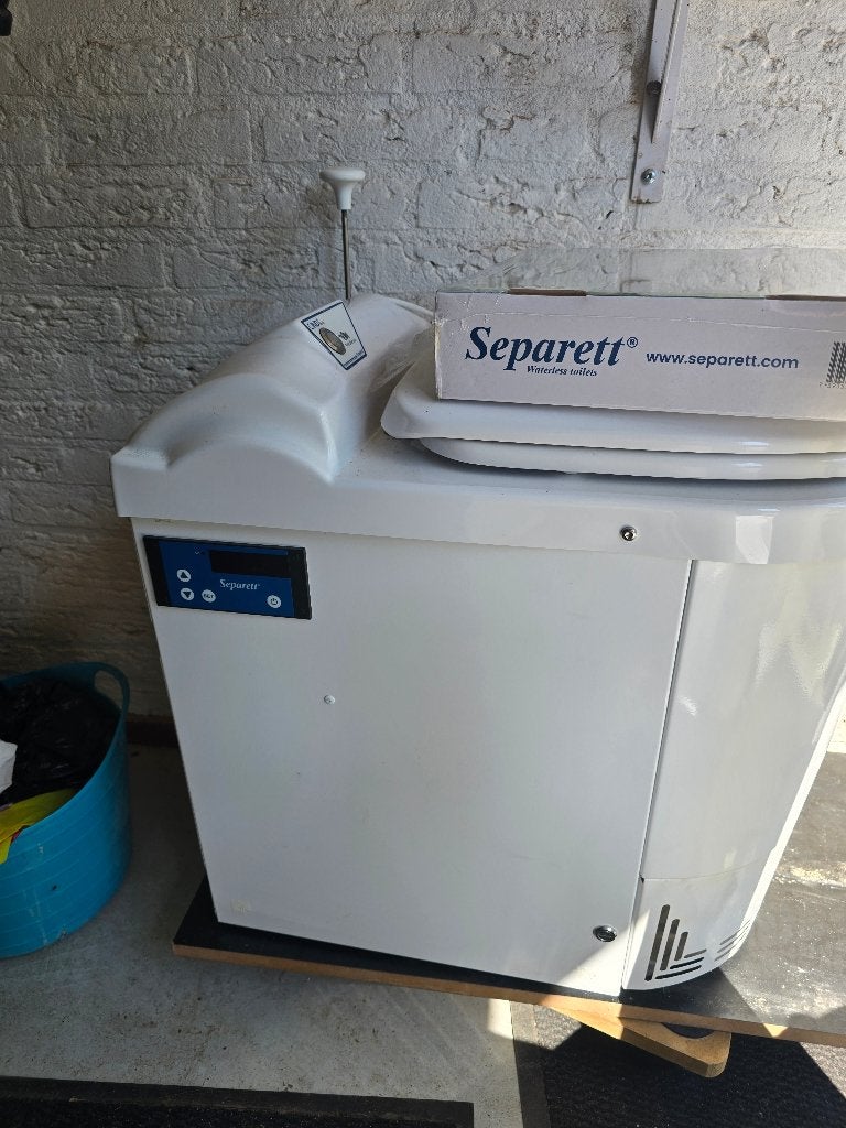 Separett verbrandingstoilet, Ophalen, Zo goed als nieuw, Rvs, Toilet