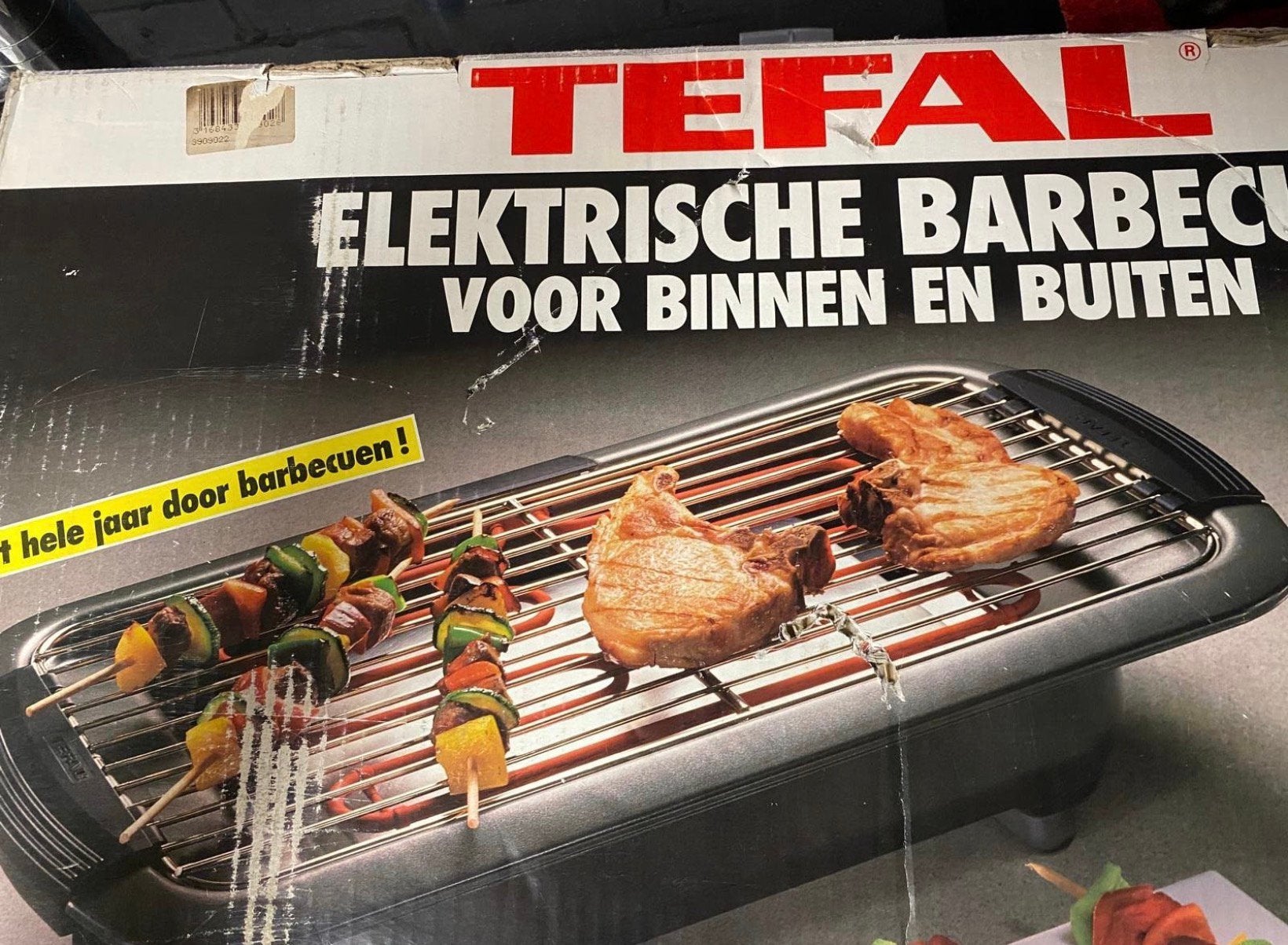 Tefal elektrische bbq, Ophalen of Verzenden, Zo goed als nieuw