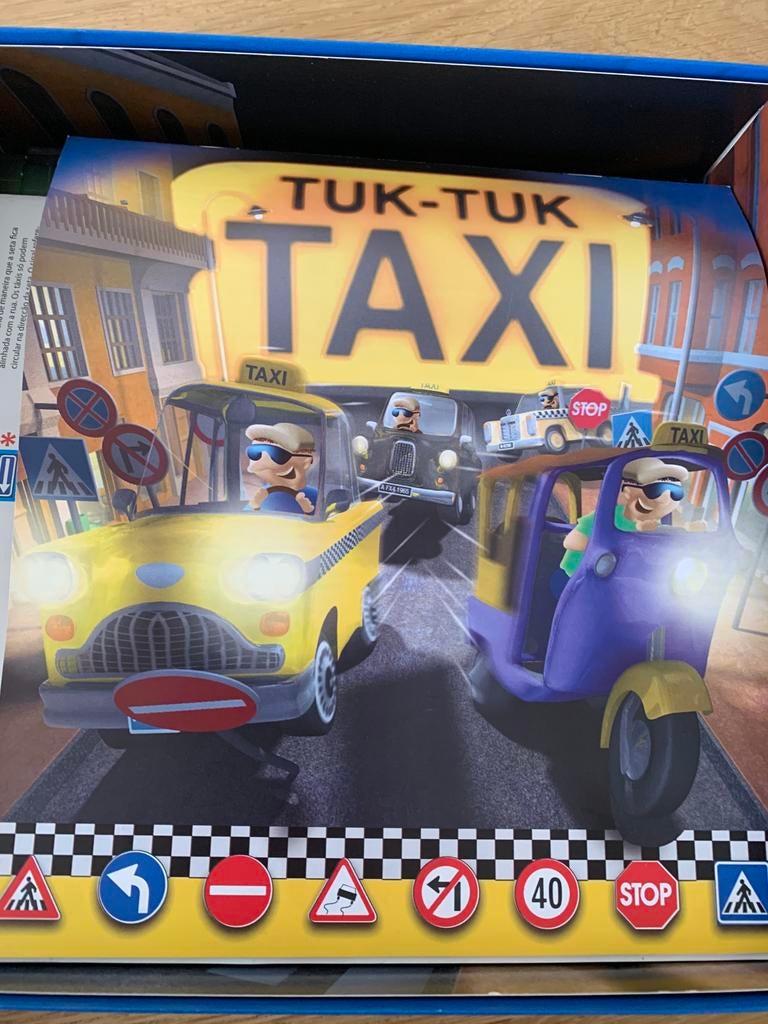 Spel Tuk Tuk Taxi, Hobby en Vrije tijd, Gezelschapsspellen | Bordspellen, Ophalen of Verzenden, Zo goed als nieuw