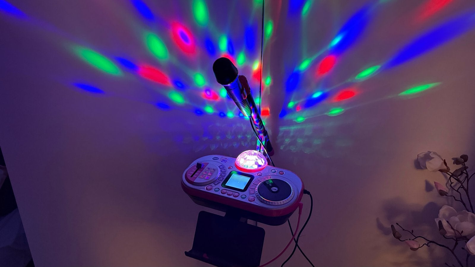 VTech Kidi SuperStar DJ Studio met microfoon en lichteffecte, Ophalen of Verzenden, Zo goed als nieuw, Complete set