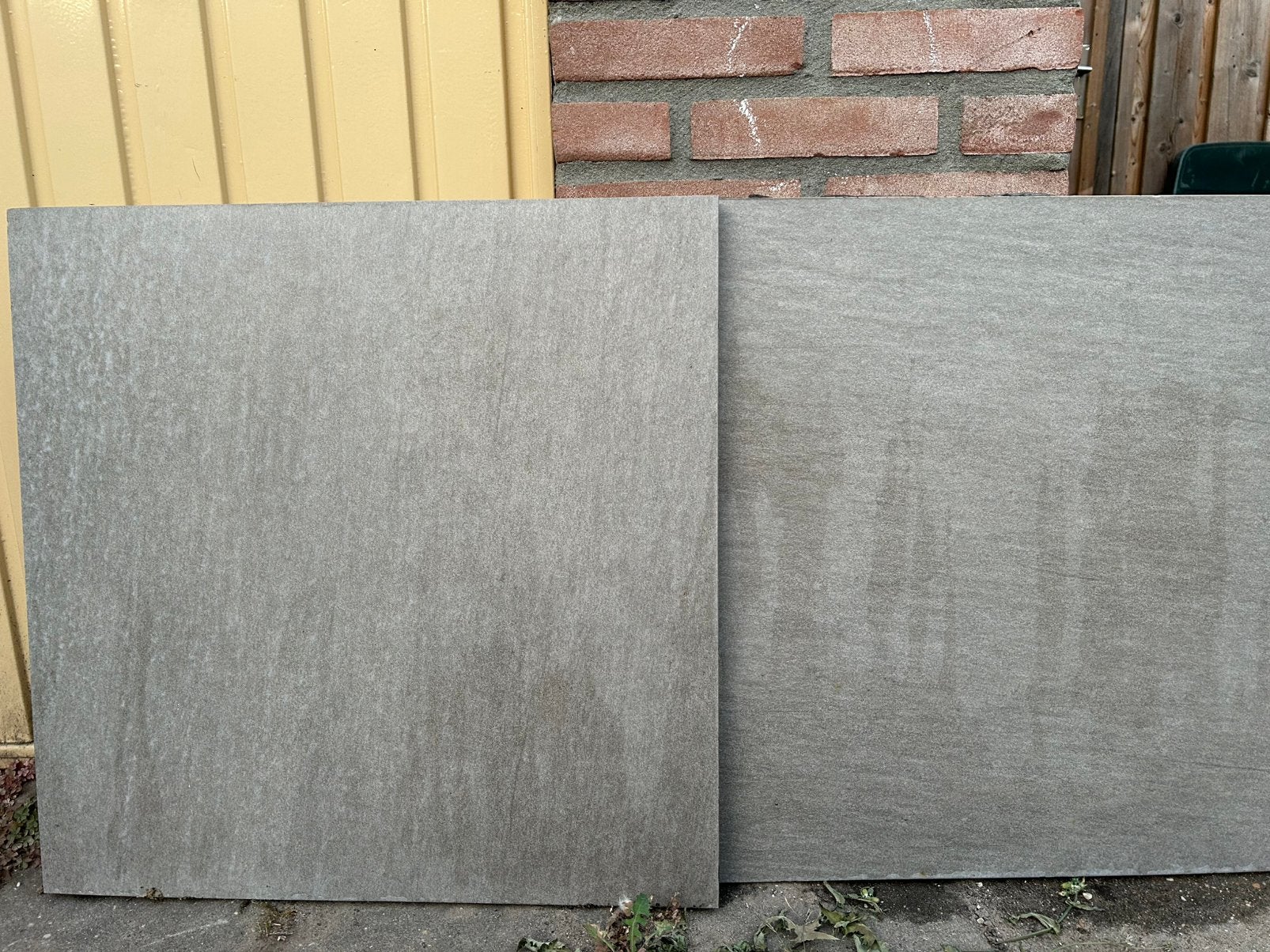 Keramische tegels 60x60 2cm dik grijs 59m2, Tuin en Terras, Ophalen, Zo goed als nieuw, Minder dan 3 meter, 1 tot 2 meter
