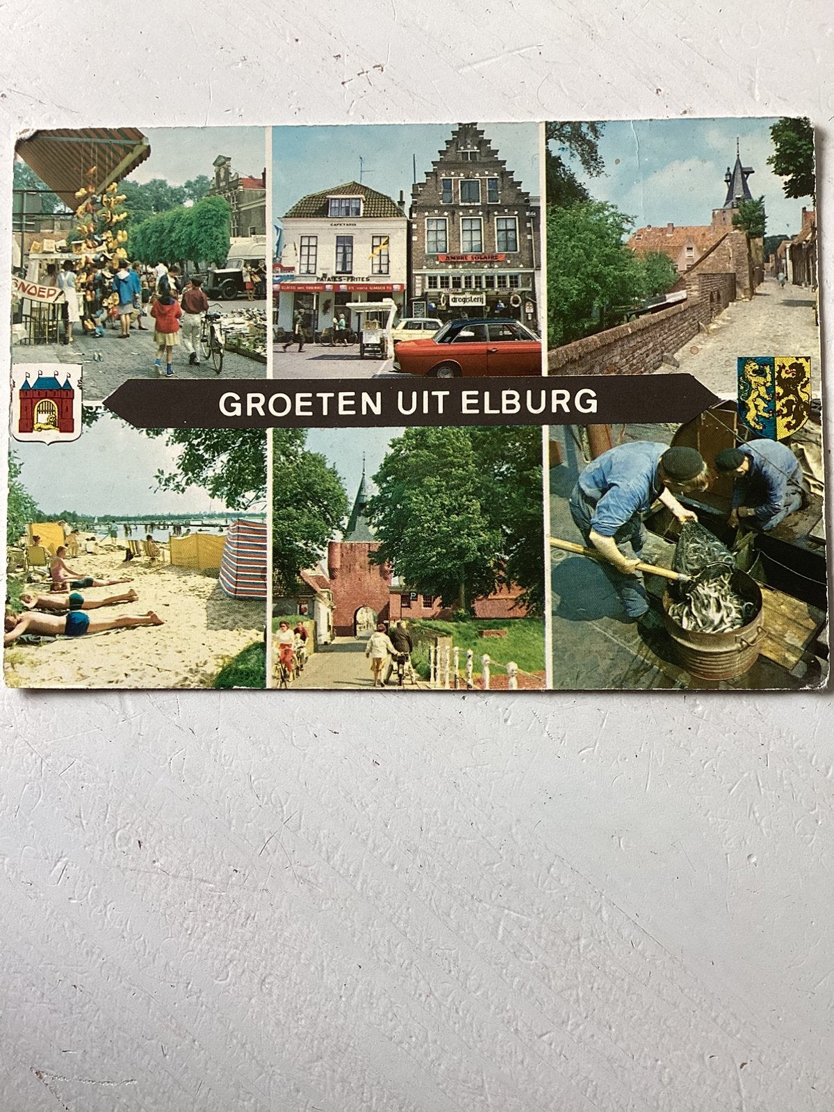 Ansichtkaart Elburg, Verzenden, Gelopen, Gelderland