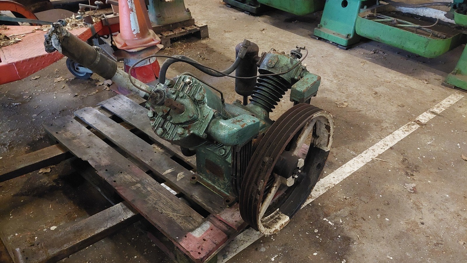 Atlas Copco compressor, 100 liter of meer, Ophalen