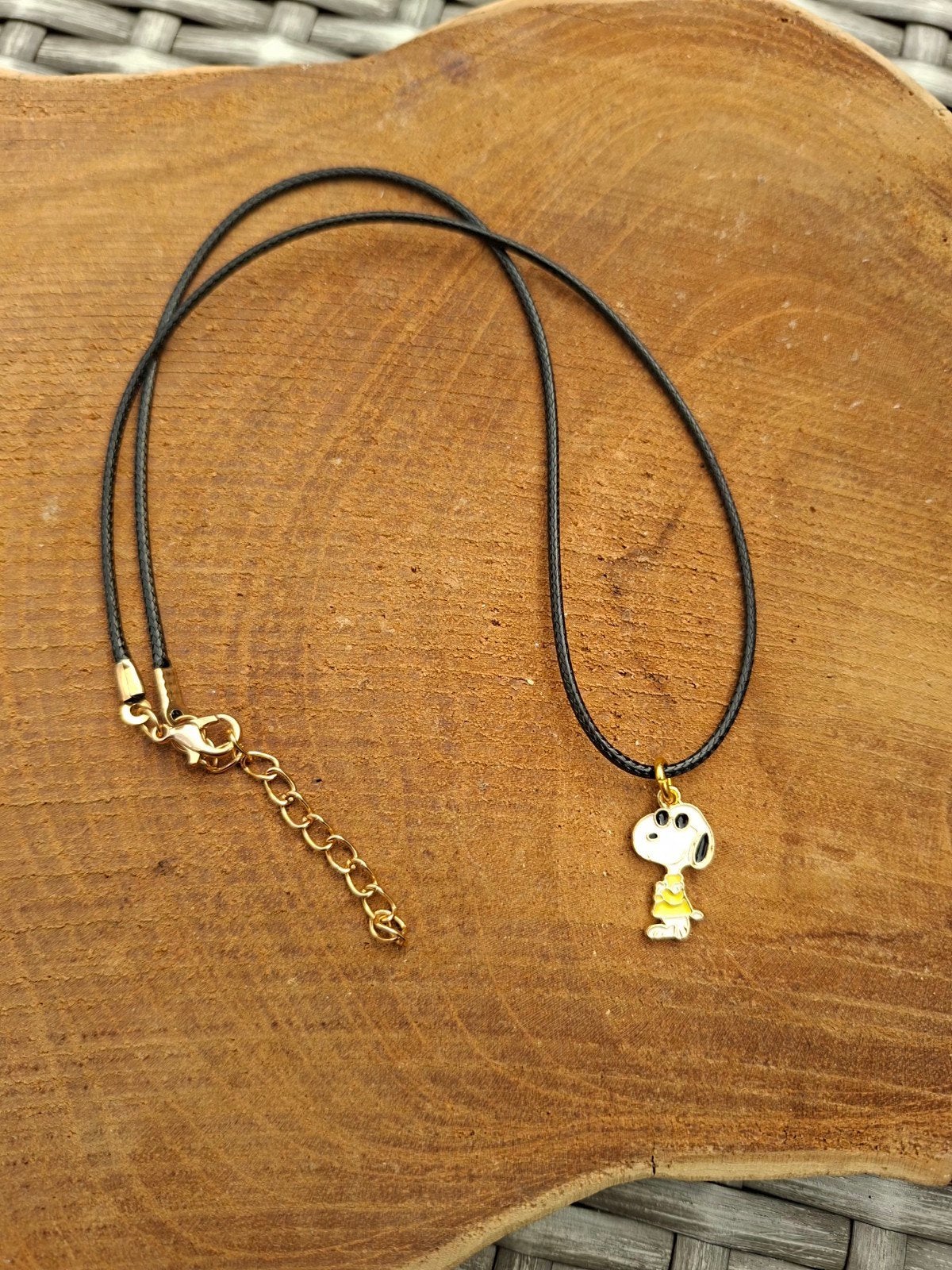 Snoopy ketting zonnebril, Ophalen of Verzenden, Nieuw, Geel, Verstelbaar