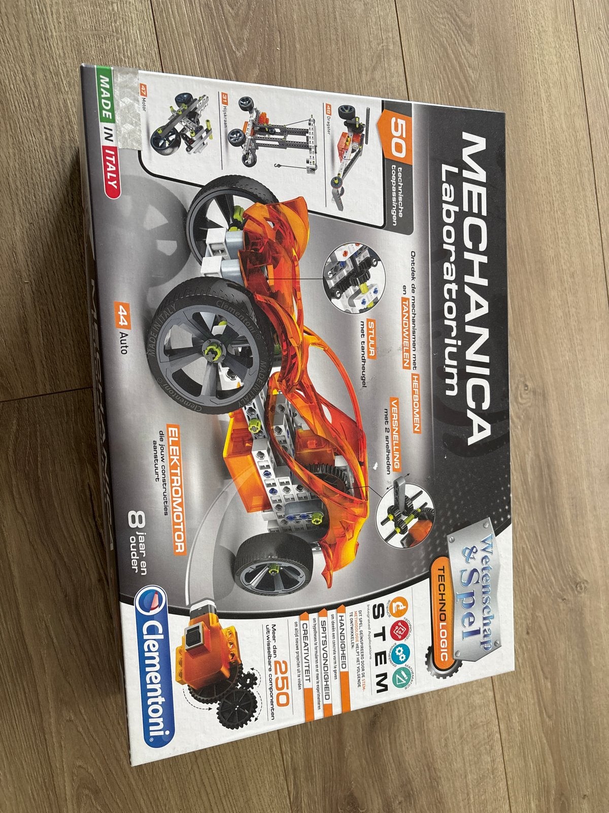 2 x Clementoni Mechanica Laboratorium - Bouw je eigen auto, Ophalen of Verzenden, Zo goed als nieuw, Overige merken