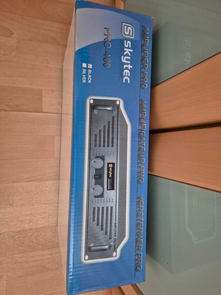 Skytec PRO-480 versterker NIEUW, Ophalen of Verzenden, Nieuw, 120 watt of meer, Overige merken