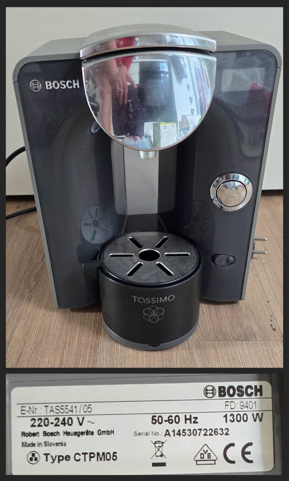 Bosch Tassimo TAS5541/05 Koffiezetapparaat, Witgoed en Apparatuur, Koffiepads en cups, Koffiemachine, Ophalen of Verzenden, Zo goed als nieuw