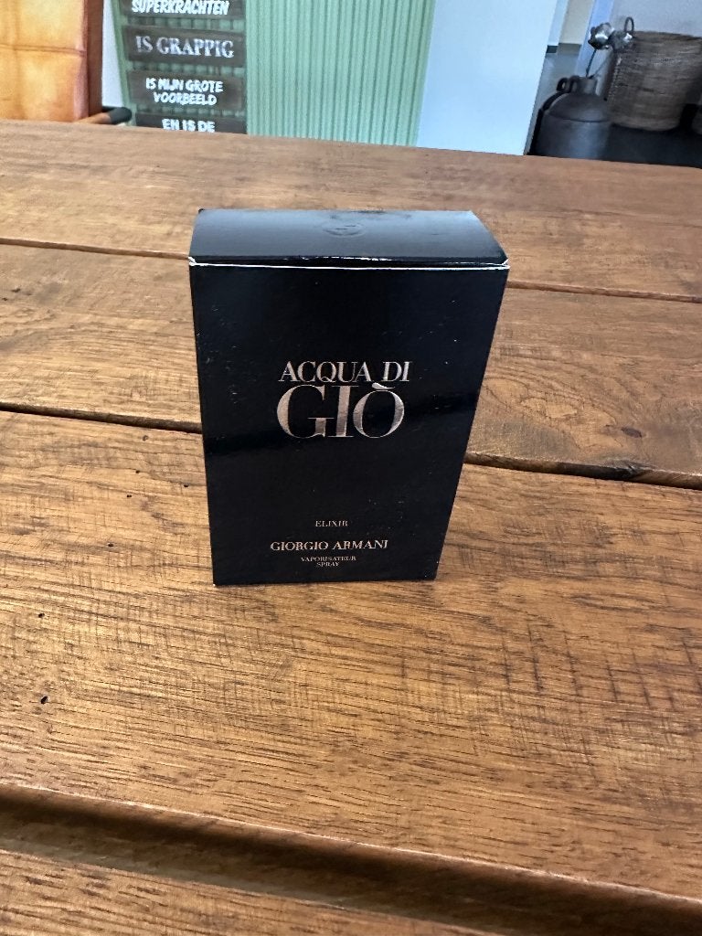 Aqua di Gio Elixir, Ophalen of Verzenden, Nieuw