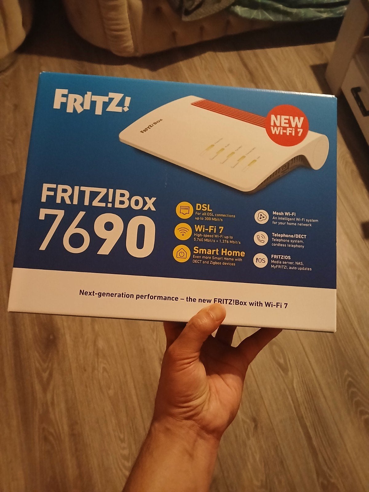 Fritzbox  7690 nieuw en gesealed, Ophalen of Verzenden, Nieuw, Router met modem, AVM FRITZ!Box