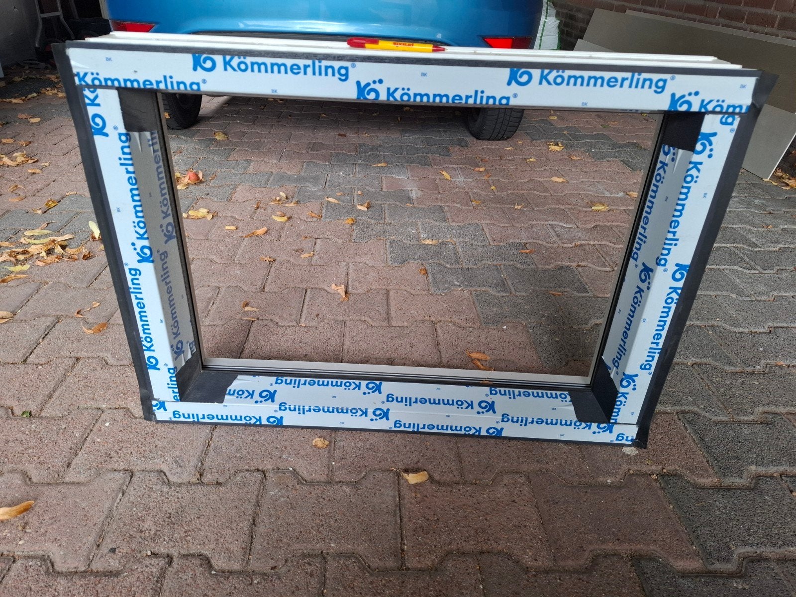 2 Kozijnen met HR++ glas, antraciet/wit, nieuwstaat, Ophalen, Minder dan 80 cm, 80 tot 120 cm, Overige typen