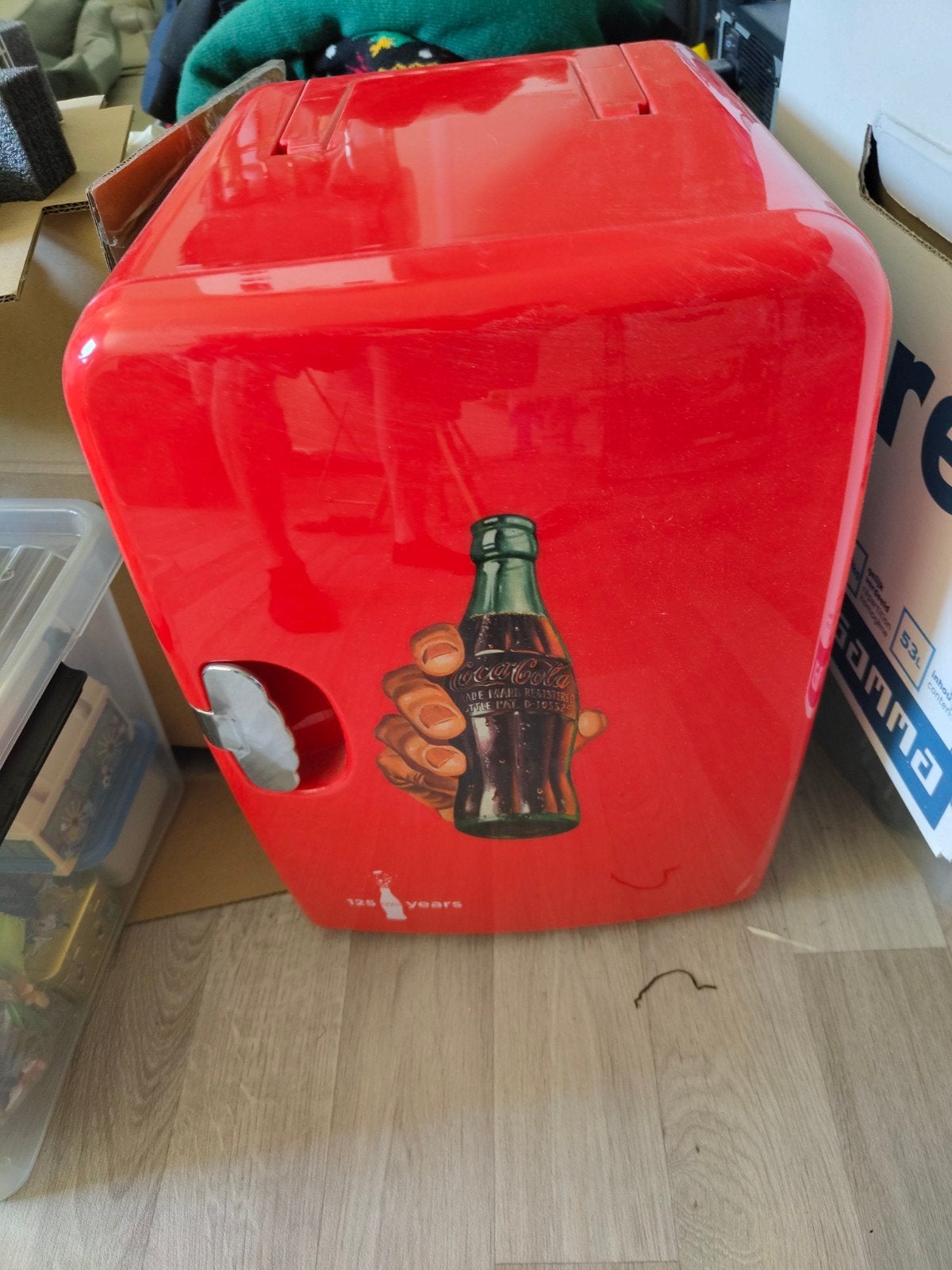 Coca Cola koelkast - Spaaractie 2011 - Collectors item, Ophalen, Zonder vriesvak, Minder dan 85 cm, Minder dan 75 liter