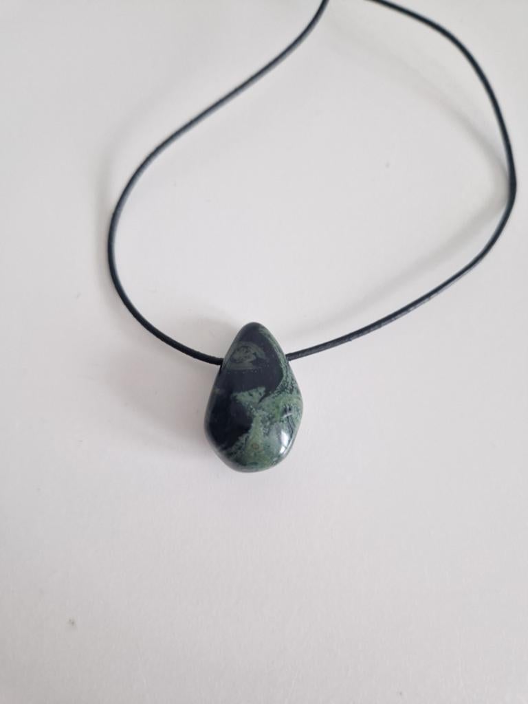 Jaspis ketting steen nieuw, Ophalen of Verzenden